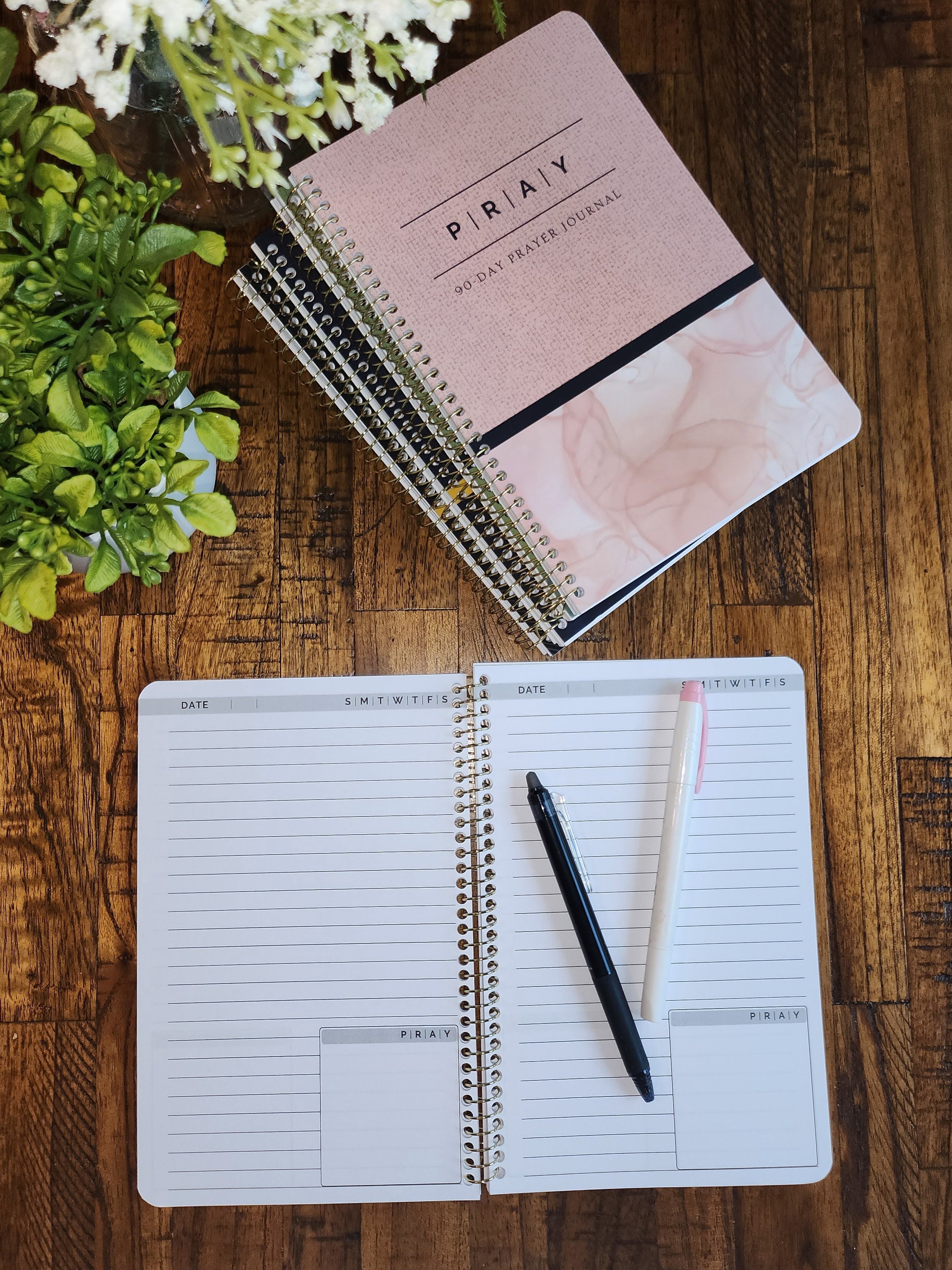 90-Day Prayer Journal - Pink