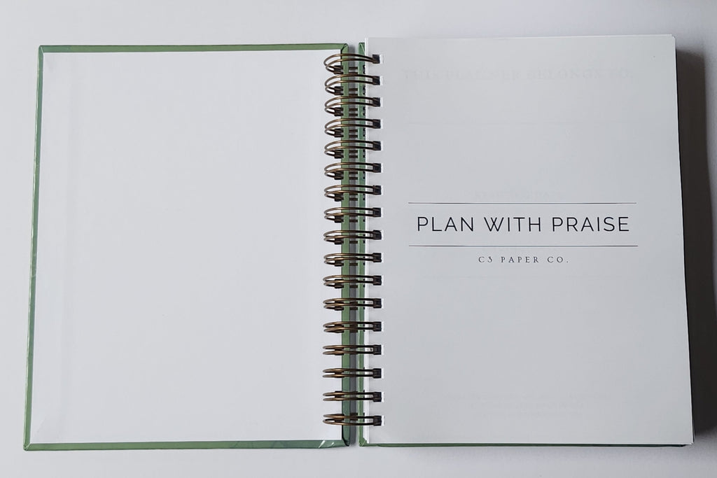 Undated 12-Month Planner - Black