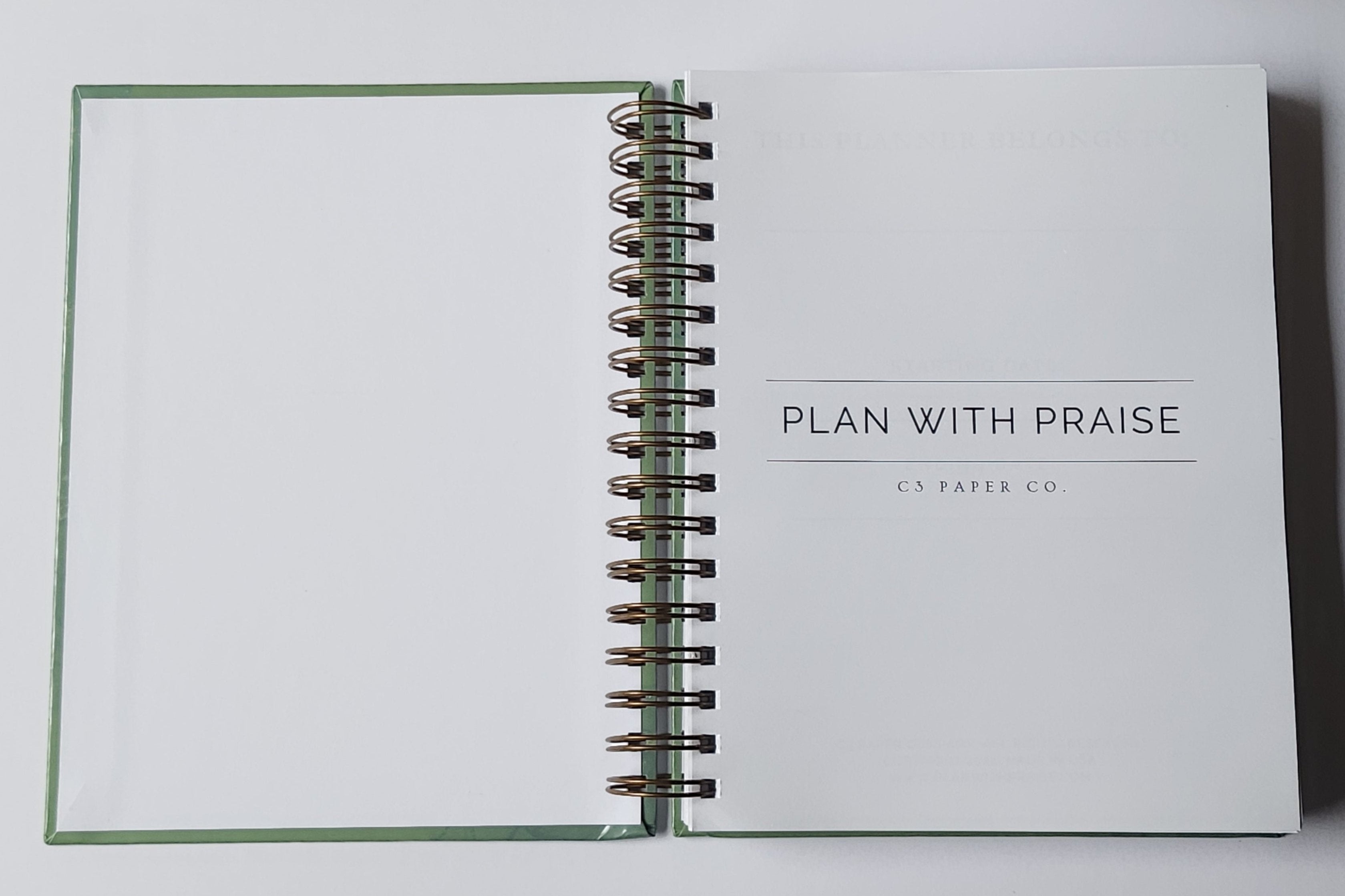 Undated 12-Month Planner - Black