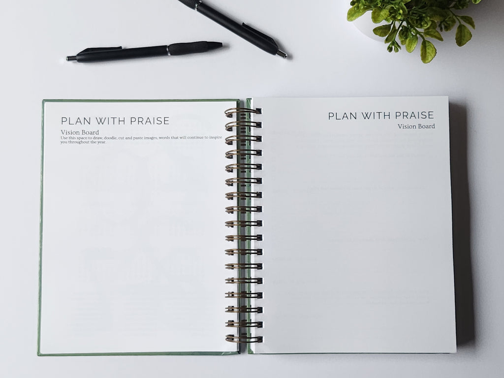 Undated 12-Month Planner - Black